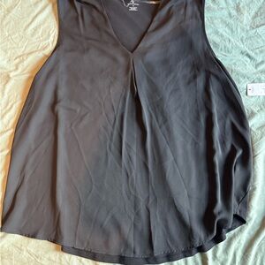 Worthington Black V-Neck Tank Top